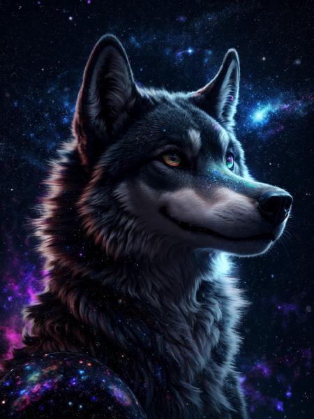 54429-2893268700-feral, wolf, energy, galaxies, spirals, space, nebulae, stars, smoke, iridescent, intricate detail, in the shape of a wolf, octa.png